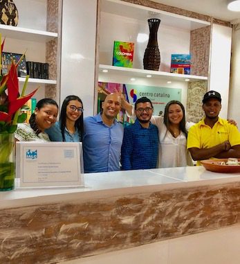 The welcoming and helpful staff of Centro Catalina