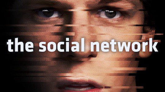 Movie poster of the Social Network.