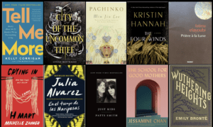Book covers from staff picks.
