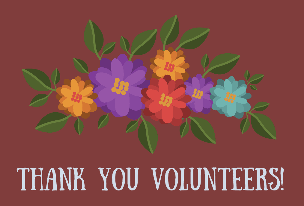 April is Volunteer Appreciation Month!