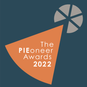 The logo for The PIEoneer Awards that celebrate innovation and achievement across the entire global education industry.