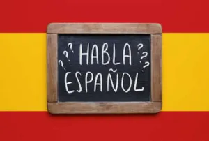 A sign that says Habla Español