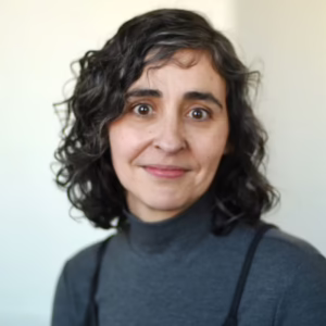 A portrait of Eva Camacho, Spanish and ESOL teacher at ILI.