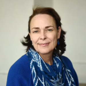 A portrait of Laura Battles, ESOL instructor