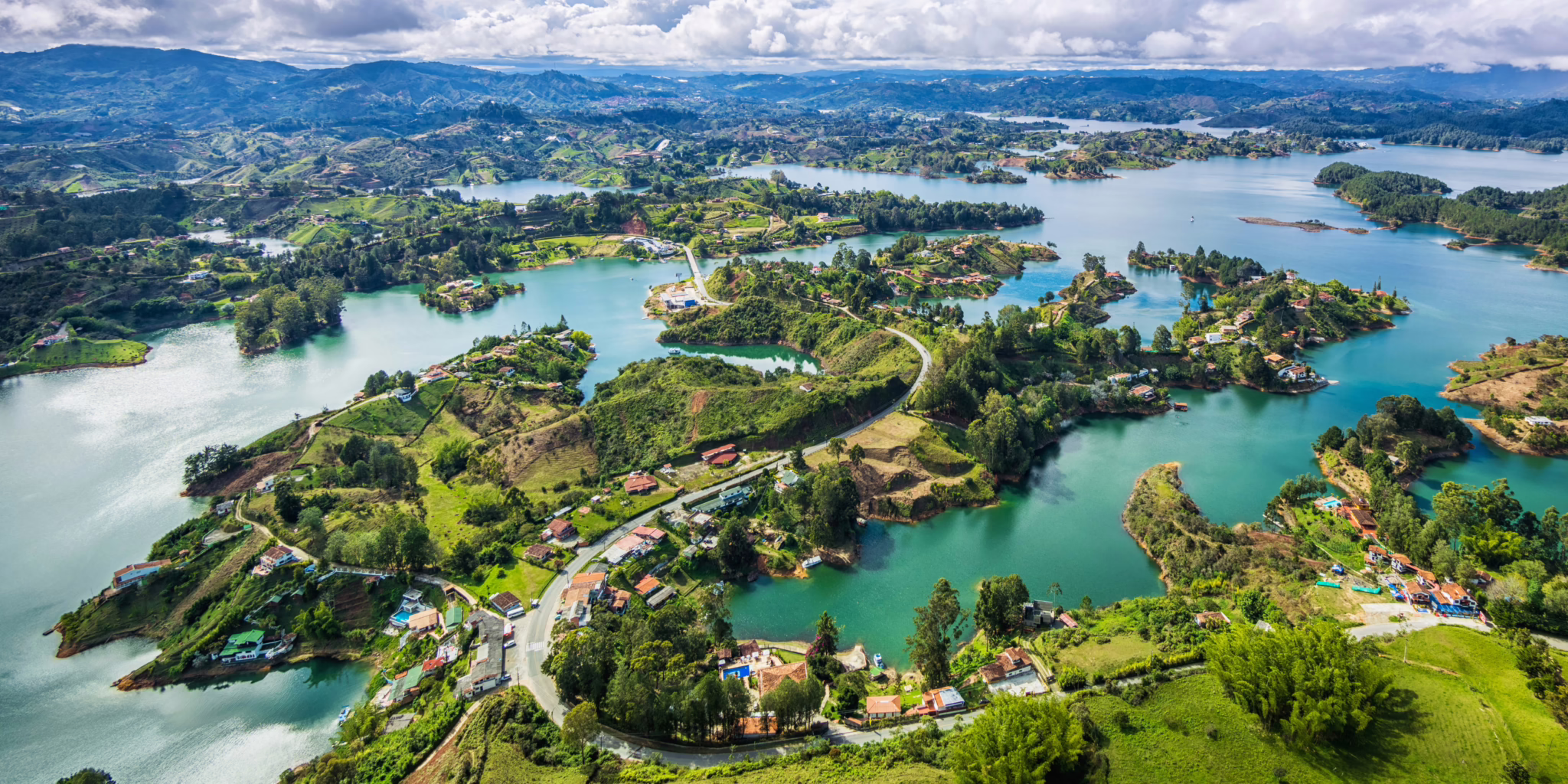 Panoramic View from the Rock, Medellin, Colombia