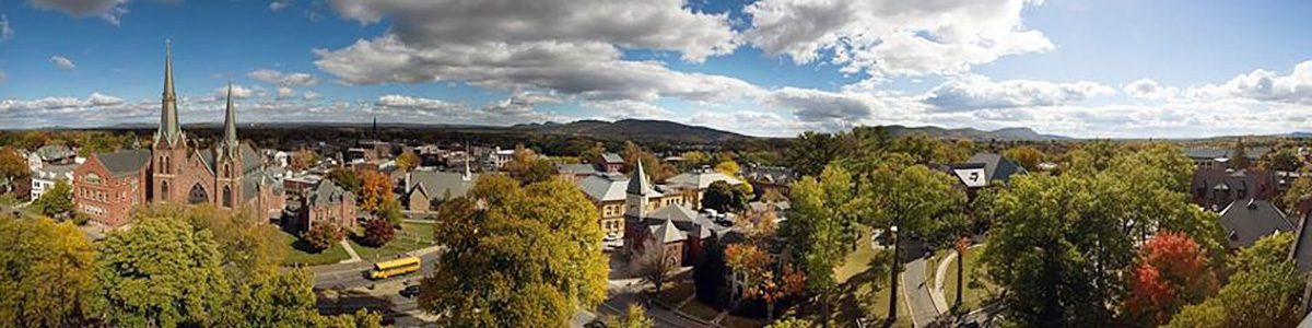 An overview of Northampton, MA.