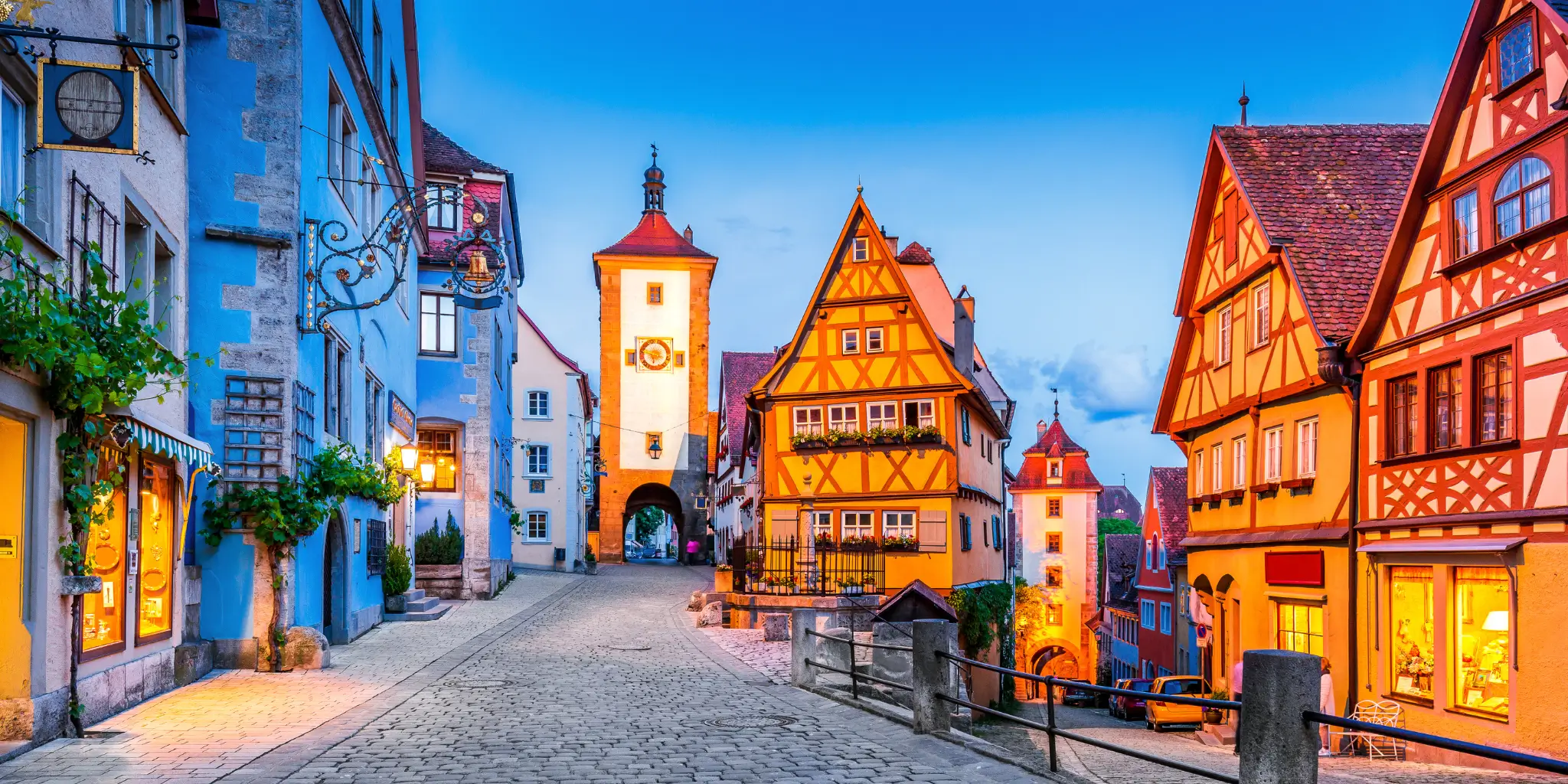 A medieval town in Germany.