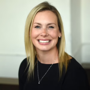 A portrait of Ashley Martins, Free English Program Director at ILI.