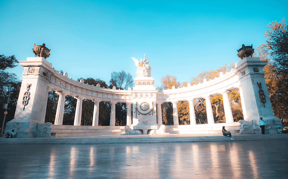 The Benito Juarez monument in Mexico City.